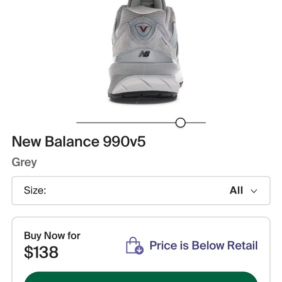 BRAND NEW NEW BALANCE 990 V5 - Picture 2 of 15